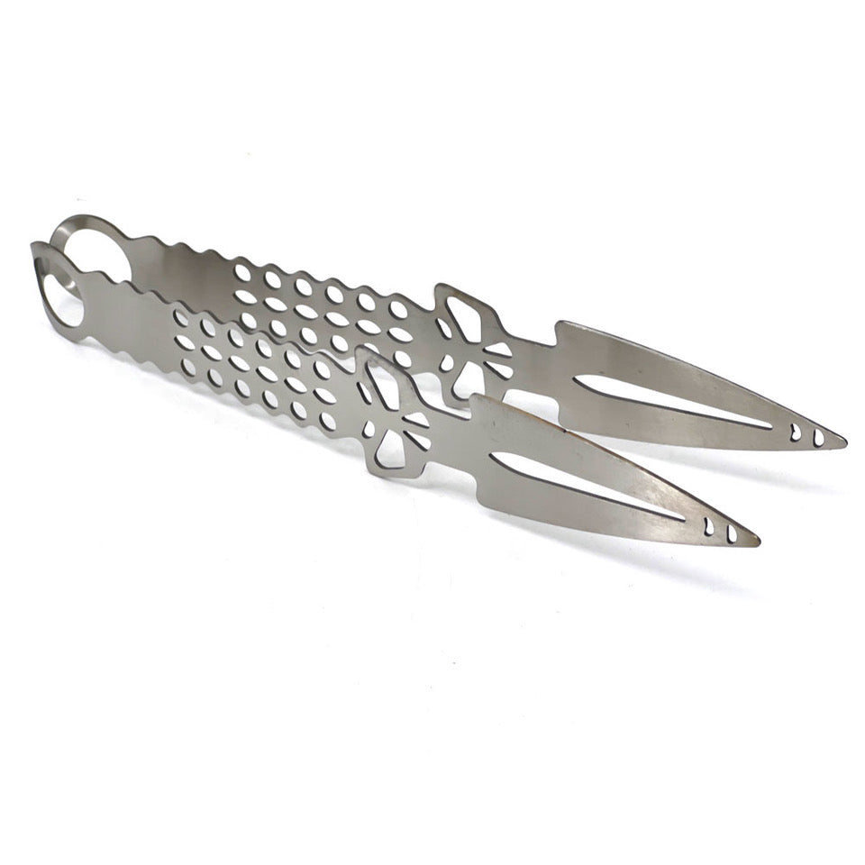 Pinzas para cachimba con forma de calavera