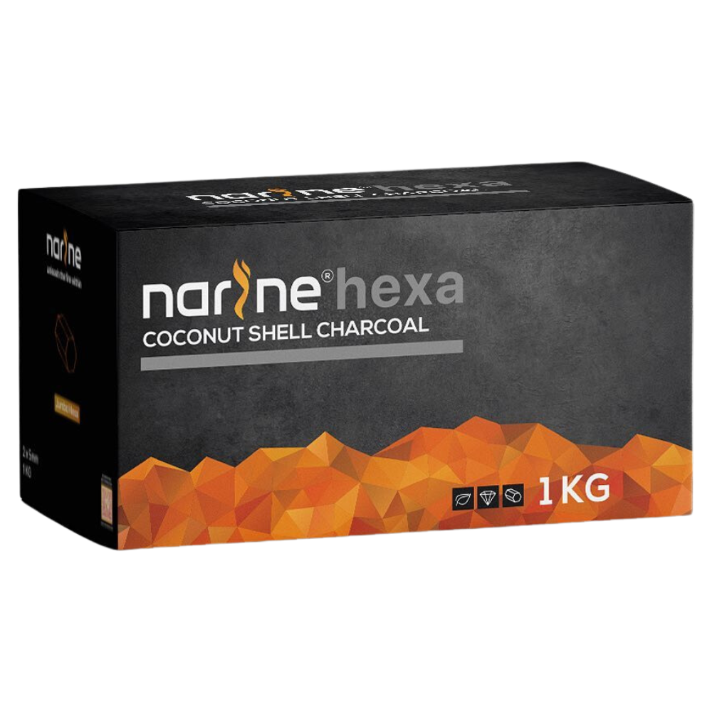 Narine Coco Hexagon Hookah Coals 1kg