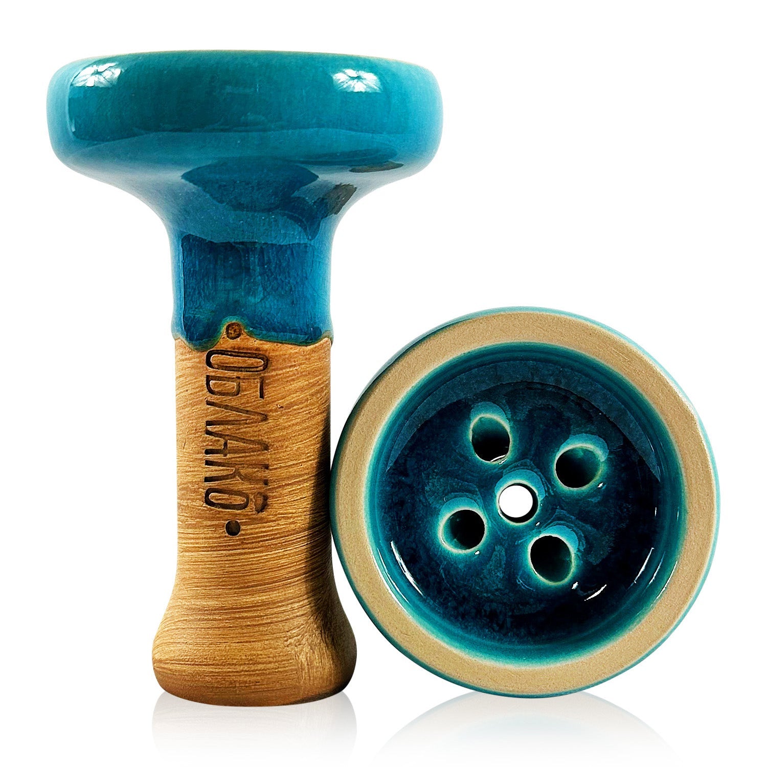 Oblako Black Glaze Hookah Shisha Bowl