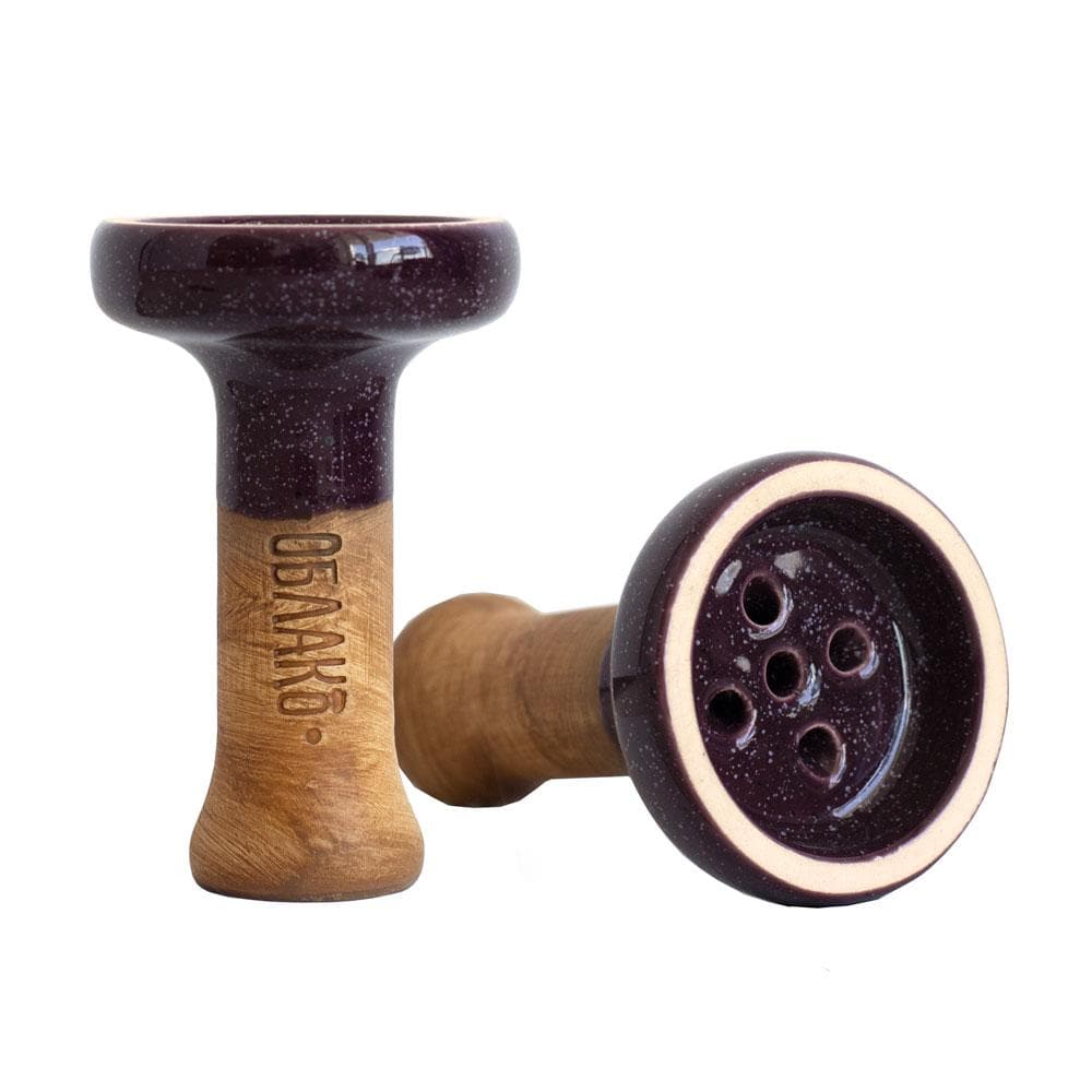 Oblako Black Glaze Hookah Shisha Bowl