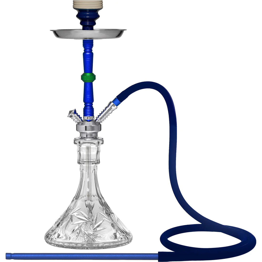 MYA P26008-001NQ Silver Crystal Hookah