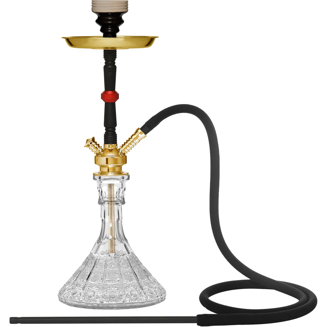 MYA P57001-001NQ Gold Crystal Hookah