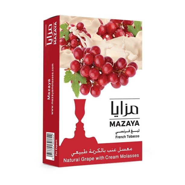 Mazaya Grape with Cream Hookah Flavors