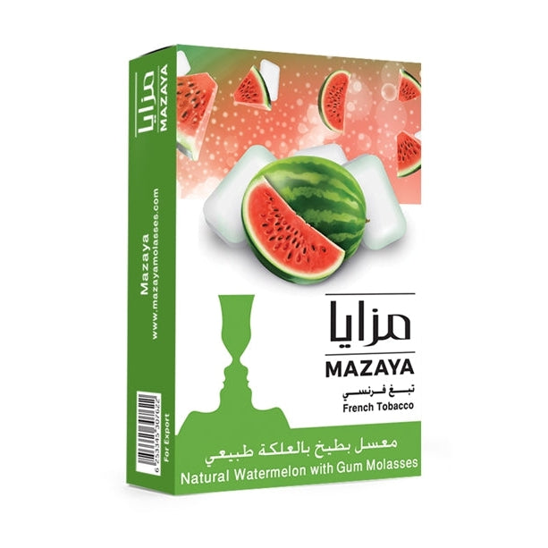 Mazaya Watermelon with Gum Hookah Flavors
