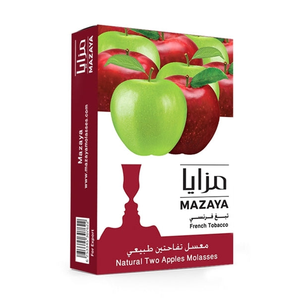 Mazaya Two Apple Hookah Flavors