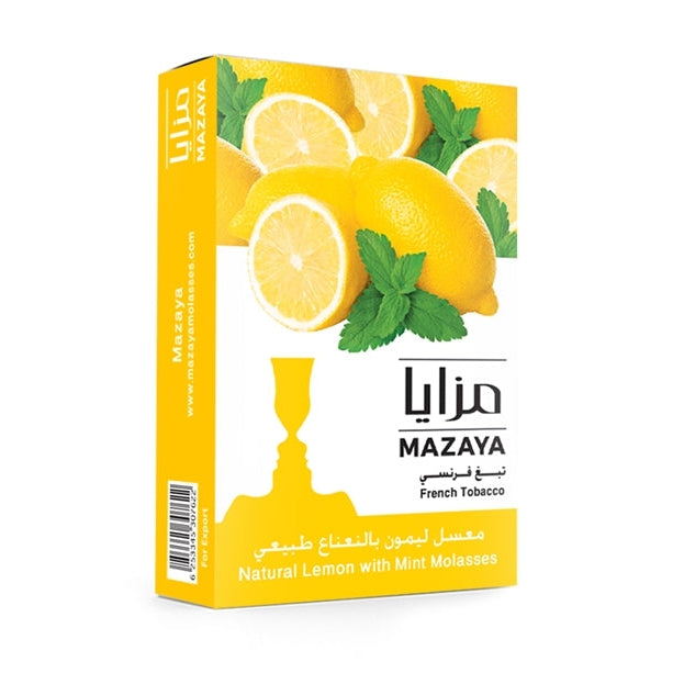 Mazaya Zitrone mit Minz-Shisha-Aromen