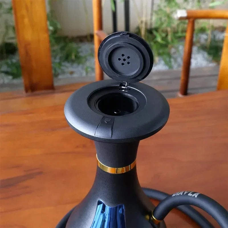 Smart Electric Hookah Shisha Set Portable Travel Electronic Hookah High Quality Shisha with LED Display