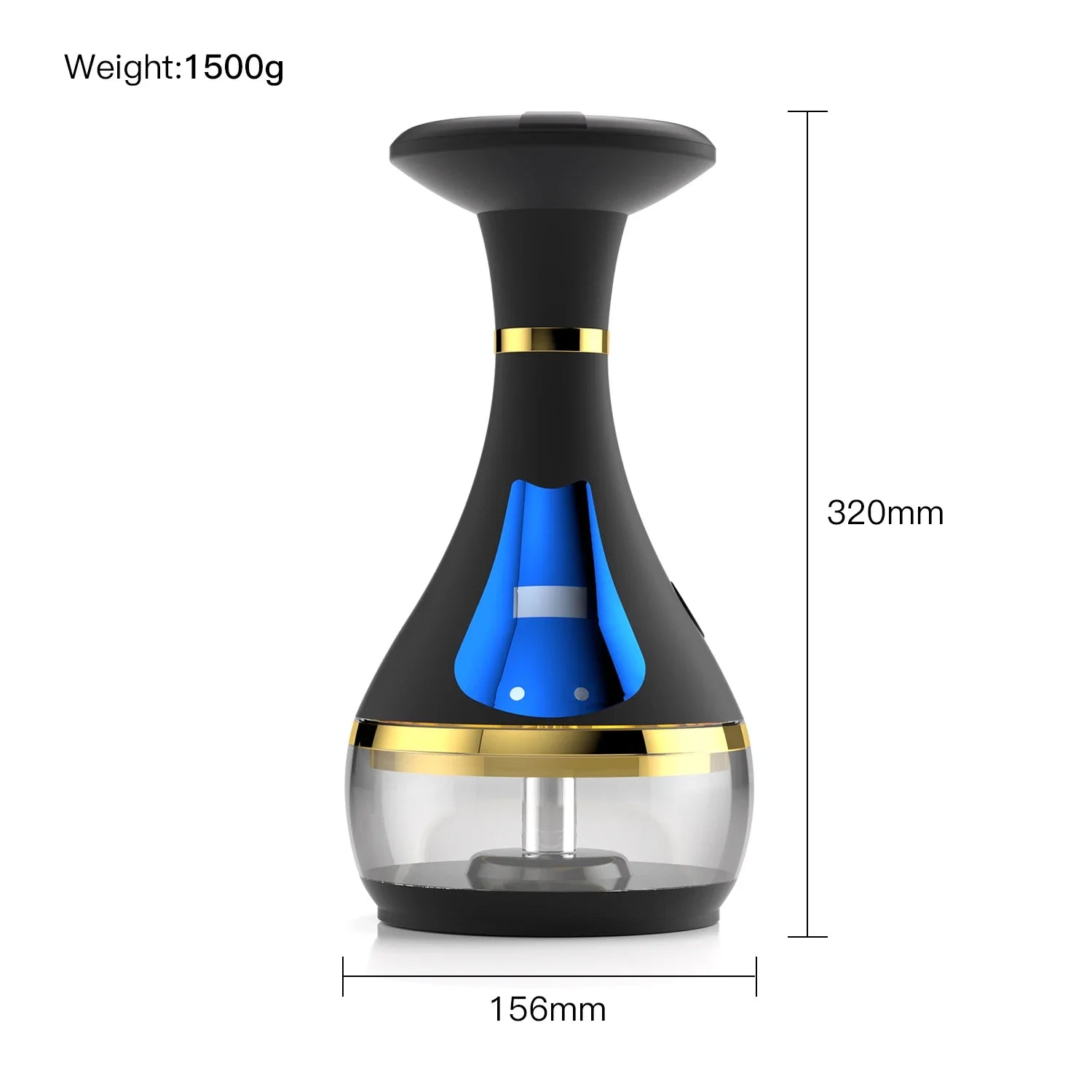 Smart Electric Hookah Shisha Set Portable Travel Electronic Hookah High Quality Shisha with LED Display