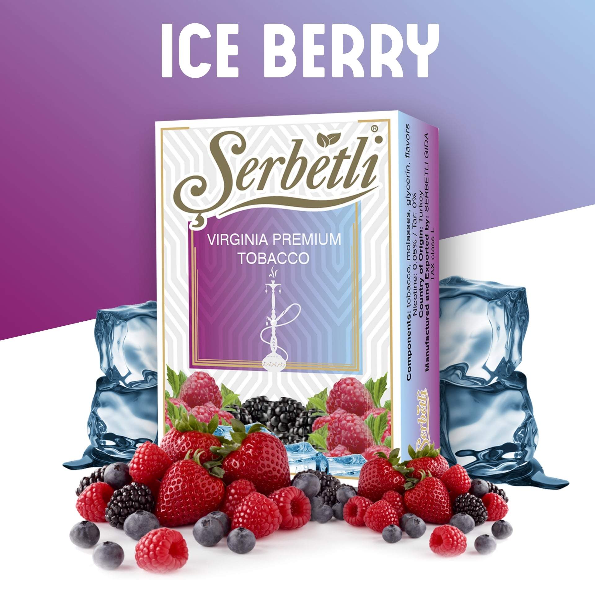 Serbetli Ice Berry Hookah Flavor