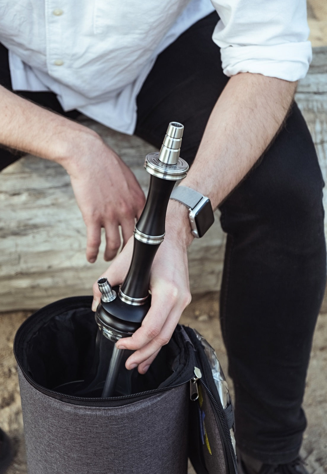 YKAP Mini Black Hookah