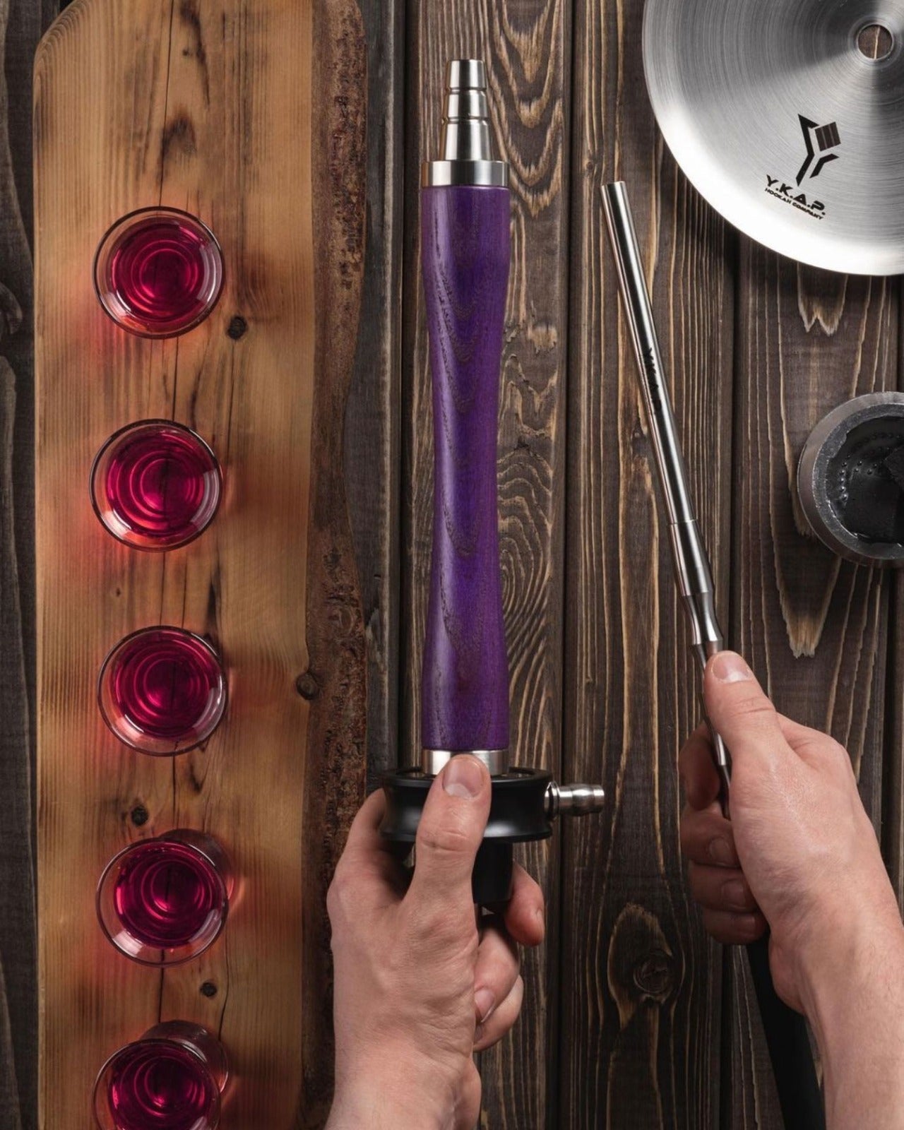 YKAP Ego Wood Hookah