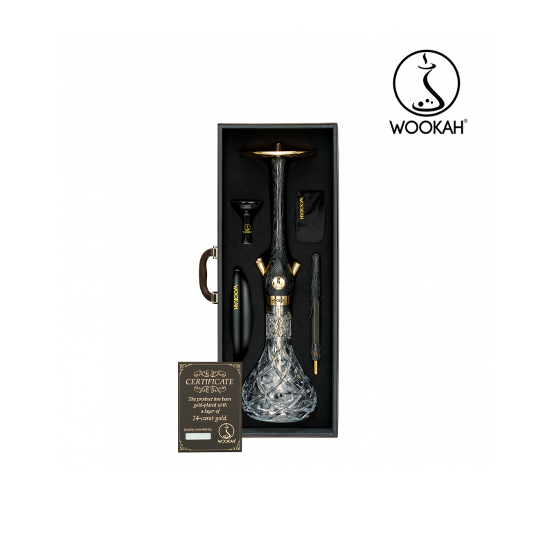 Wookah 24K Gold-Plated Olives Nox Hookah Set