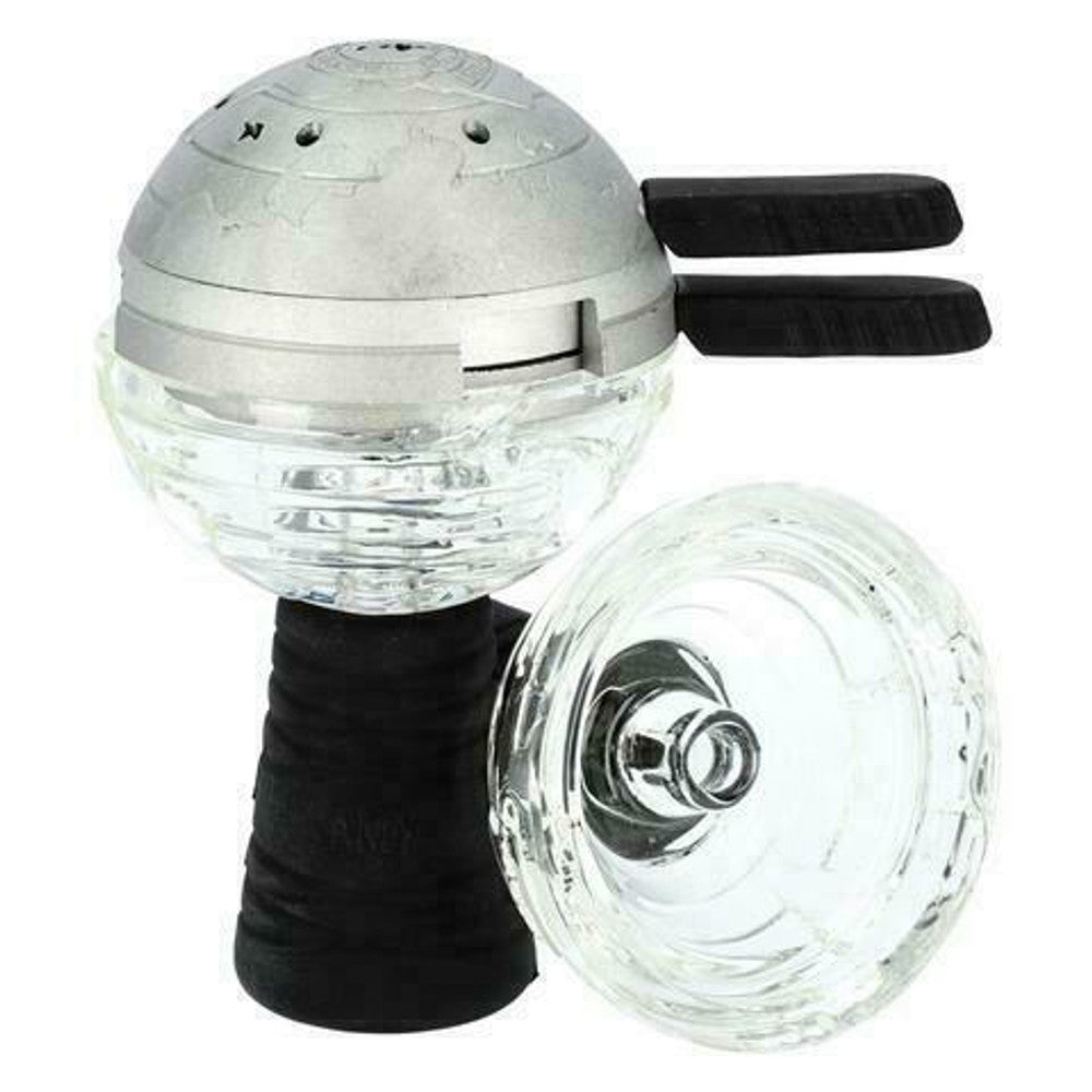 AMY Deluxe Glassi Globe Crystal Hookah Shisha Bowl Set 004