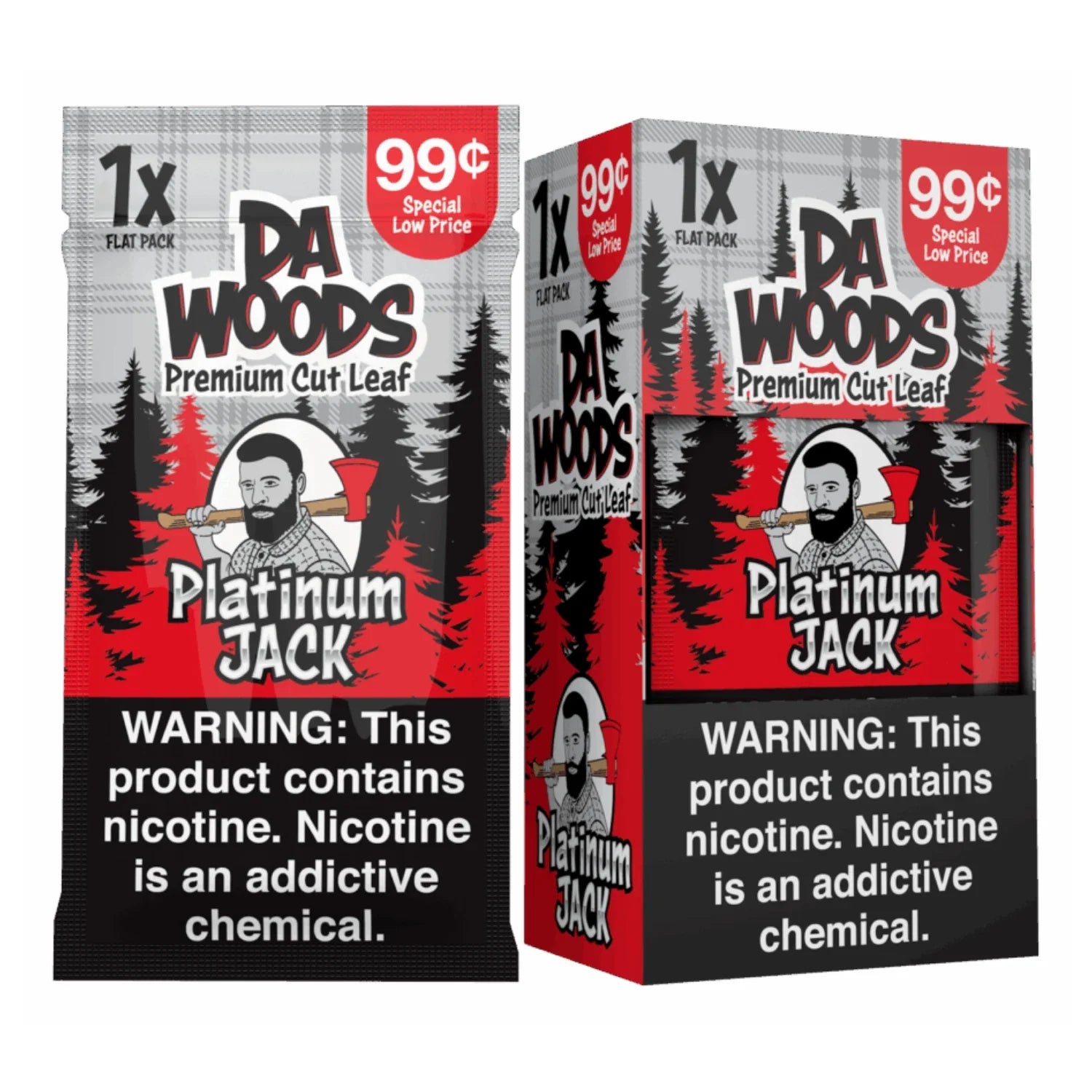 Da Woods Premium Cut Tobacco Leaf pack of 20