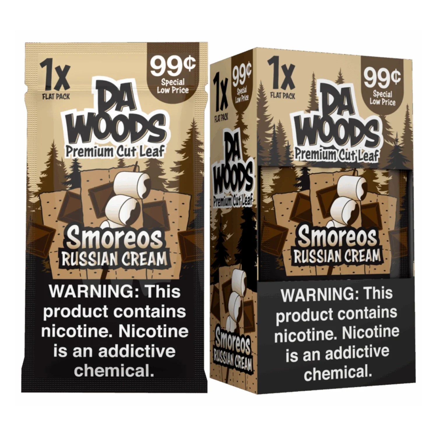 Da Woods Premium Cut Tobacco Leaf pack of 20