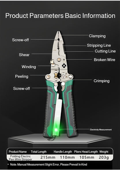 【Cumpără 1 primești 1 gratis】Tester multifuncțional și dezizolator de fire pentru electricieni