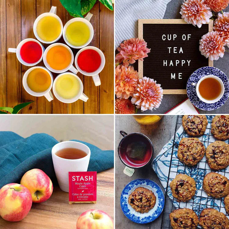 Stash Tea Bags Sampler - Caffeinated, Herbal and Decaf - 50 Ct, 50 Flavors