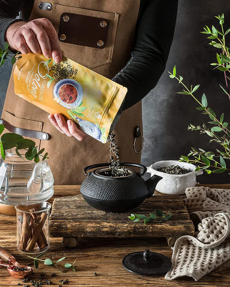 Té verde oolong Gardenika, hojas sueltas, orgánico certificado por el USDA, más de 55 tazas – 113 g (4 oz) 