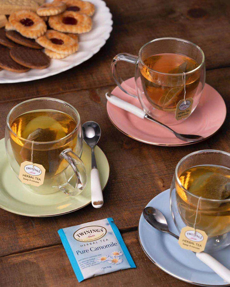 Bolsitas de té Twinings de hierbas y descafeinado (50 unidades, 25 sabores) para narguile